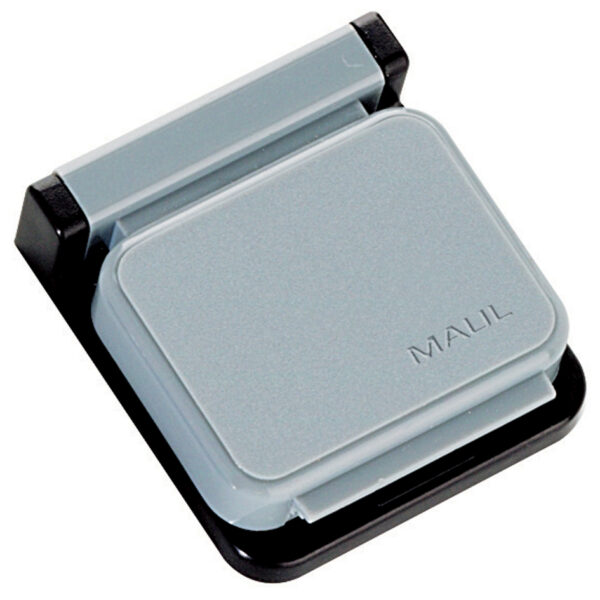 MAUL magneetclip S, grijs, zelfklevend, verwijderbaar