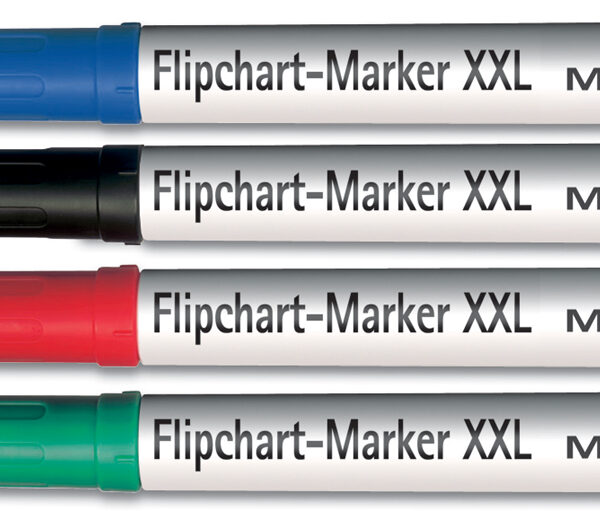 MAUL Flipovermarker XXL, assorti, 3-6 mm, 4 in set