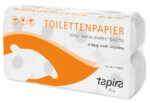 Tapira toiletpapier, 2-laags, wit gerecycled, grootverpakking
