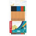 STABILO Fineliner point 88, 0,4mm, 10 in Office-etui