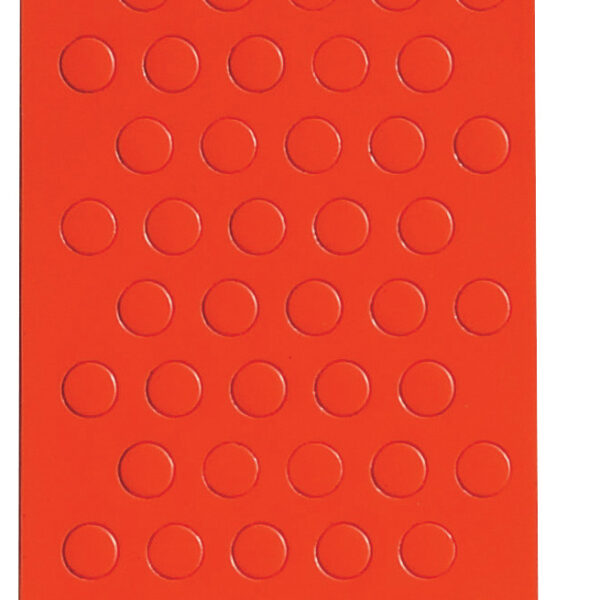 MAUL magneetsymbool cirkel, diameter: 10 mm, rood