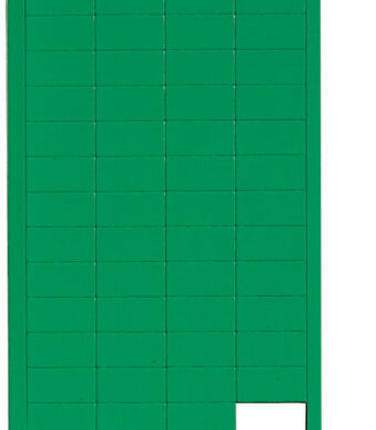 MAUL magnetisch symbool rechthoek, 20 x 10 mm, groen