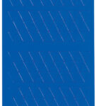 MAUL magneetsymbool driehoek, 10 x 10 mm, blauw