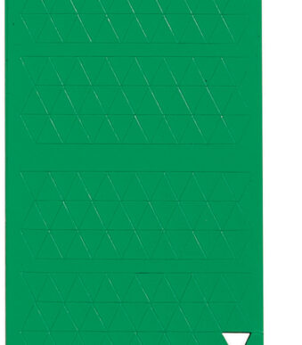 MAUL magneetsymbool driehoek, 10 x 10 mm, groen