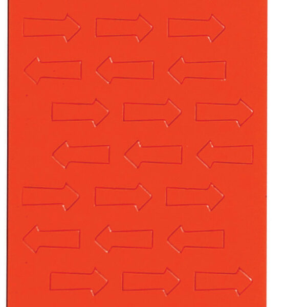 MAUL magneetsymbool pijl, 20 x 10 mm, rood