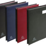 EXACOMPTA handtekenmap/vloeiboek, DIN A4, 16 vakken, zwart