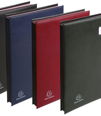 EXACOMPTA handtekenmap/vloeiboek, DIN A4, 16 vakken, zwart