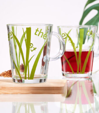 Ritzenhoff & Breker theeglas AVEDA, met oor, 380 ml