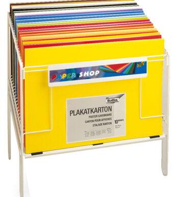 folia draadstandaard van metaal, 20 vakken, zonder inhoud