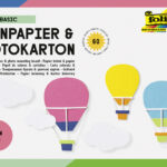 folia gekleurd papier- en karton-blok BASIC, A6, 60 vel