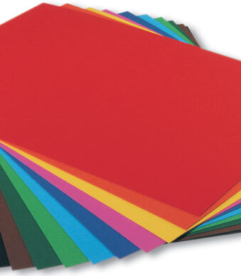 folia gekleurd kartonmap, 220 x 320 mm, kleuren assorti