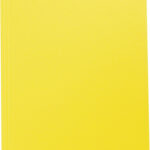 folia tekeningenmap, van gekleurd karton, DIN A4, geel