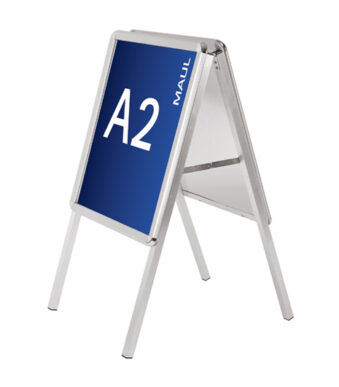 MAUL klantenstopper, DIN A2 - 400 x 575 mm, 2 klapraam