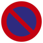 EXACOMPTA zelfklevend bord / informatiebord 'parkeerverbod'