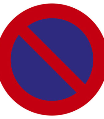 EXACOMPTA zelfklevend bord / informatiebord 'parkeerverbod'