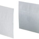 Tyvek envelop 110x220 mm, wit, 55 g/m2, z. venster, zelfkl., 500 st.