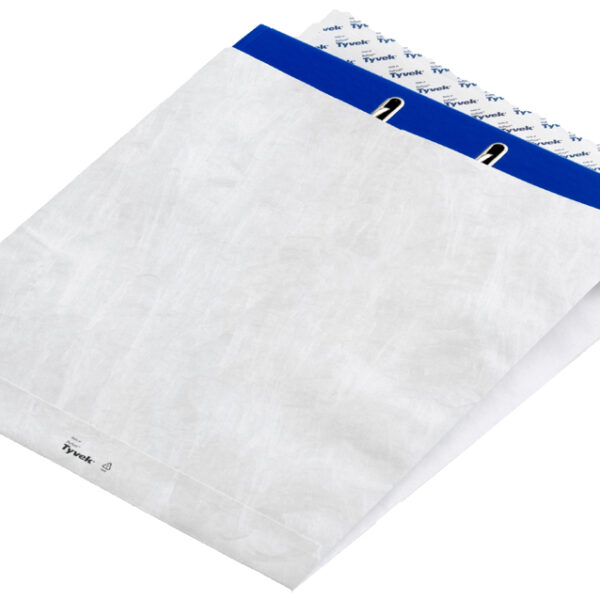 Tyvek ordner-envelop met zijvouw, 32,6 x 31,8 x 7 cm, zonder venster, zelfklevend, wit, 68 g/m2, 50