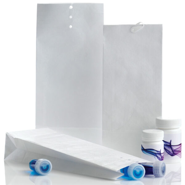 Tyvek monsterzak M12, 12 x 5 x 30 cm, geponst, wit, 200 st.