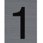 EXACOMPTA zelfklevend cijferschildje '1', 25 x 44 mm