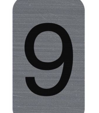 EXACOMPTA zelfklevend cijferschildje '9', 25 x 44 mm