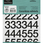 EXACOMPTA zelfklevende cijfers 0-9, 30 mm, zwart