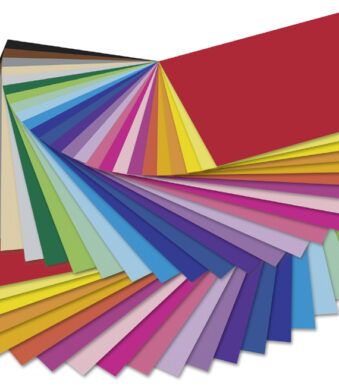 folia gekleurd papier/gekleurd karton MIX, (B)230 x (H)330 mm, assorti