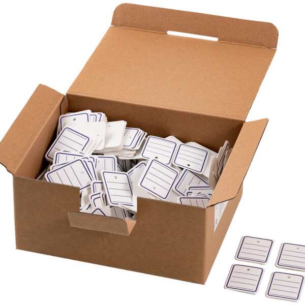 HERMA hanglabel, 35 x 45 mm, wit, met gat