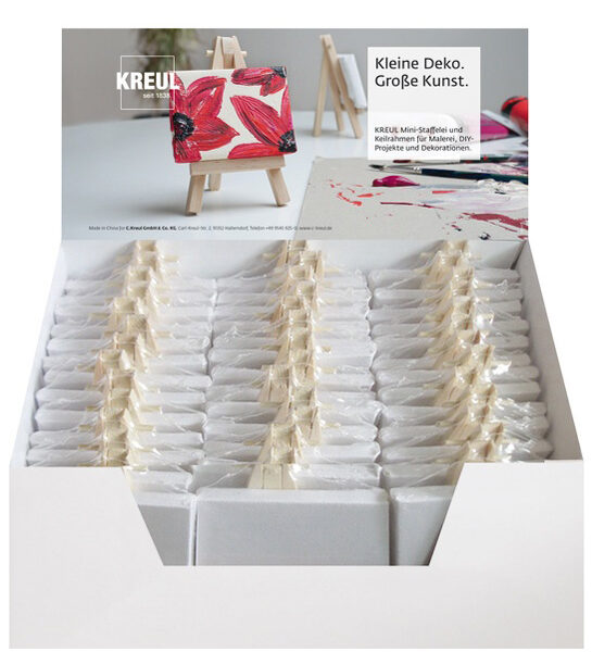 KREUL mini-spieraam & mini-schildersezel SOLO Goya, display