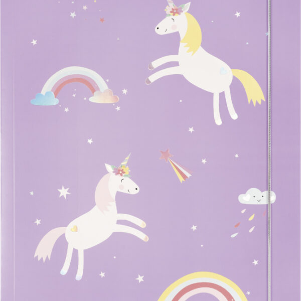 folia tekeningenmap HOTFOIL 'Magic Unicorns', karton, A3