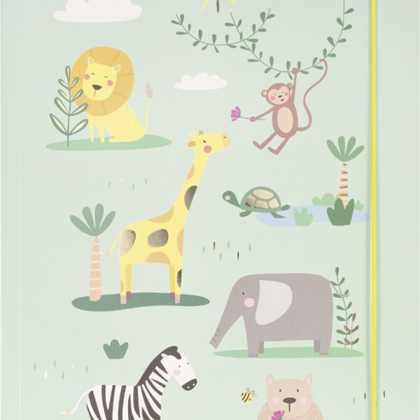 folia tekeningenmap HOTFOIL 'Happy Safari', karton, DIN A3