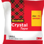 Scotch plakband Crystal, transparant, voordeelpak