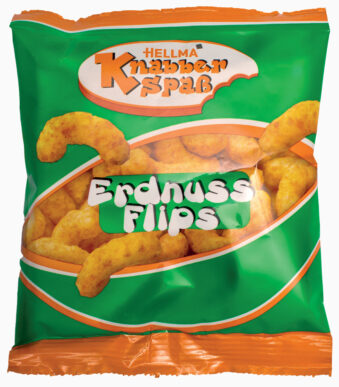 HELLMA pinda-flips, in portiezakje à 8 g