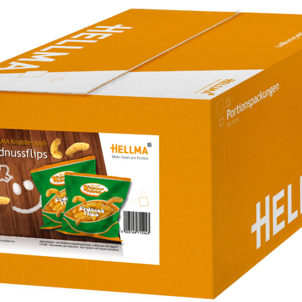 HELLMA pinda-flips, in portiezakje à 8 g