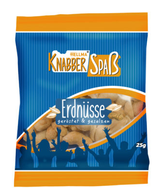 HELLMA zoute pinda's, in portiezakje à 25 g