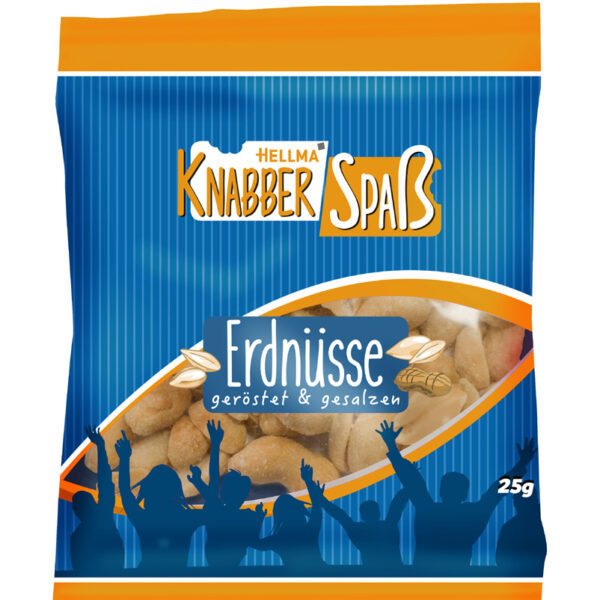 HELLMA zoute pinda's, in portiezakje à 25 g