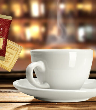 HELLMA smakelijk vanillekoekje, per stuk verpakt, in doos