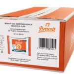 Brandt biscuit, portieverpakkingen in doos