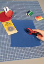 KLEIBER snijmat, DIN A2, opvouwbaar, blauw