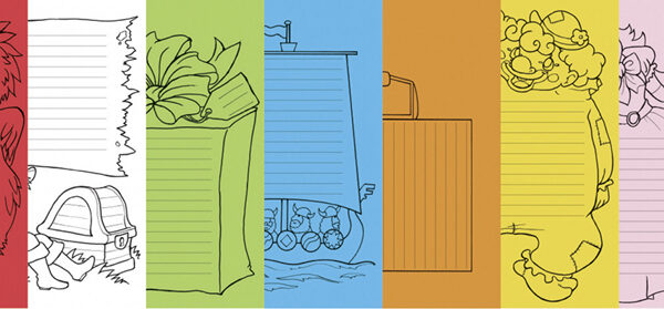 folia vlechtpapier-set, DIN A4, 24 vlechtvellen en 190 stroken