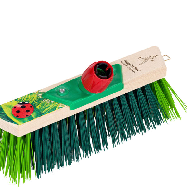Peggy Perfect bezem 'Lieveheersbeestje', hout naturel, breedte: 290 mm