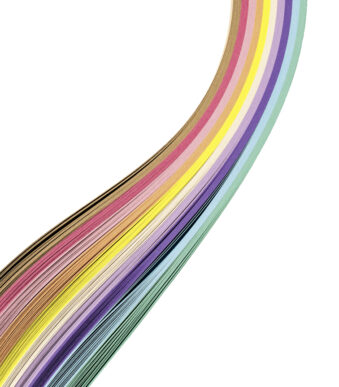 folia vlechtstroken 'Pastel', (B)15 x (L)500 mm, assorti