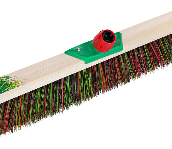 Peggy Perfect bezem 'Lieveheersbeestje', hout naturel, breedte: 600 mm