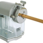 M+R puntenslijper met slinger, behuizing spuitgietwerk, zilver