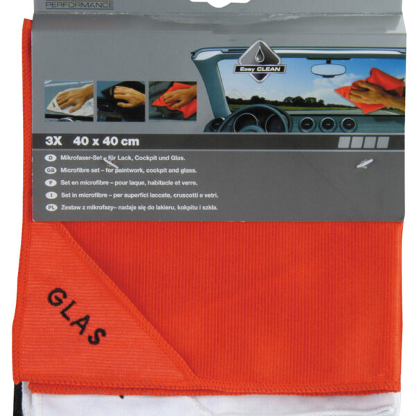 NIGRIN Performance microvezeldoek set (lak, glas cockpit)