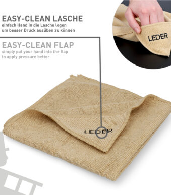 NIGRIN Performance microvezeldoek, voor leer