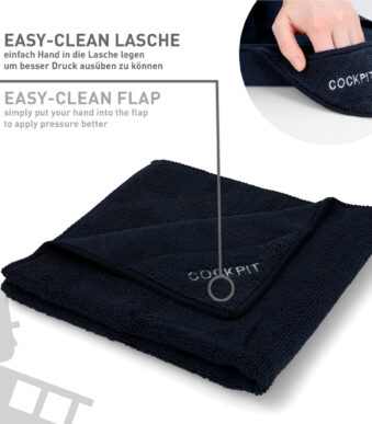 NIGRIN Performance microvezeldoek, voor cockpit