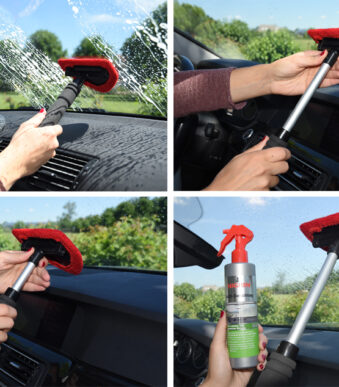 NIGRIN ruiten-binnenreiniger telescopisch, lengte: 380 - 480 mm