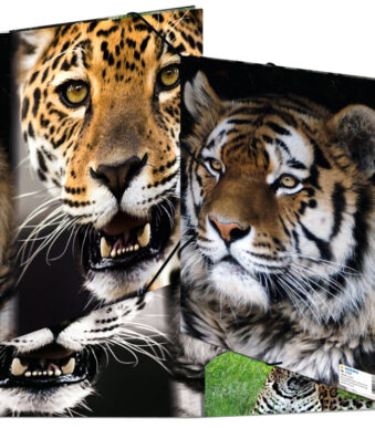 HERMA hoekspanmap ´Leopard´, van PP, DIN A4