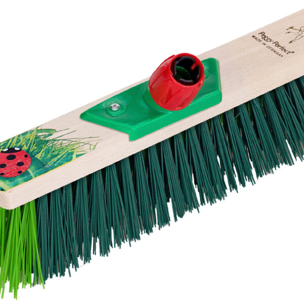 Peggy Perfect bezem 'Lieveheersbeestje', hout naturel, breedte: 380 mm