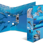 HERMA Motiefordner ´Animals´, DIN A4, 70 mm, Dolfijn